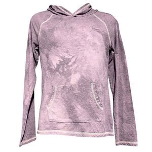 SO Pink Black Tie-Dye Long Sleeve Hoodie Girl’s 16
